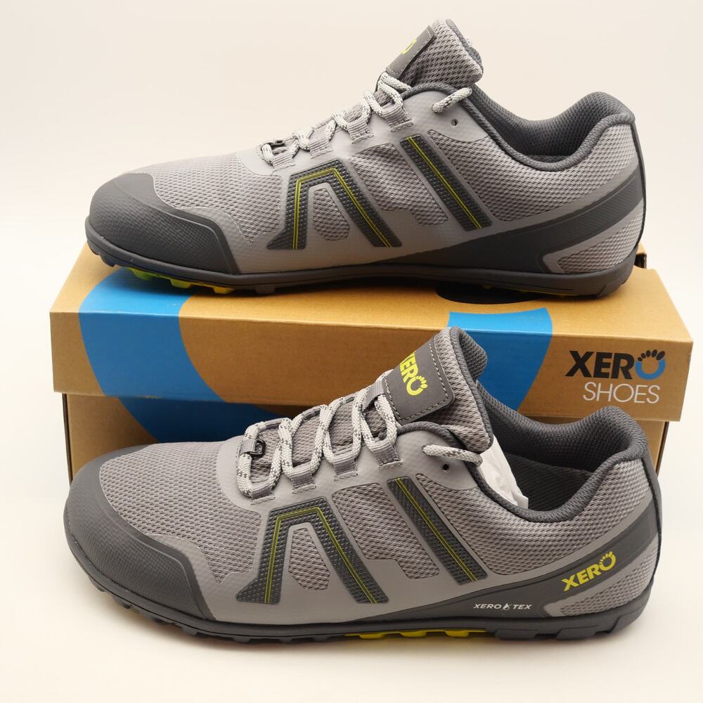 NEW Xero Shoes Men's 11 Mesa Trail Shoes Steel Gray WP Barefoot  Vegan